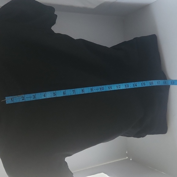 Mossimo 100% Cotton S/S Sweatshirt Black XS - Picture 7 of 10